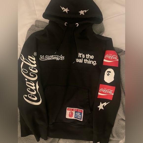 Bape x coco cola hoodie